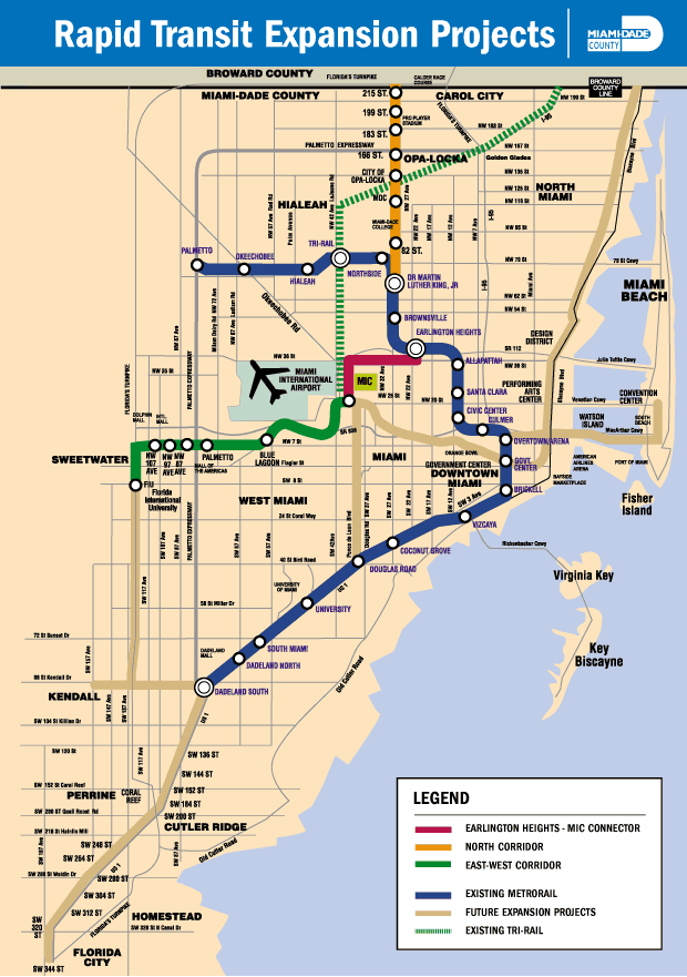 Oringinal Metrorail Plans from the 1960