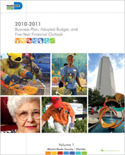 2010-2011 Business Plan, Adopted Budget, and Five-Year Financial Outlook
