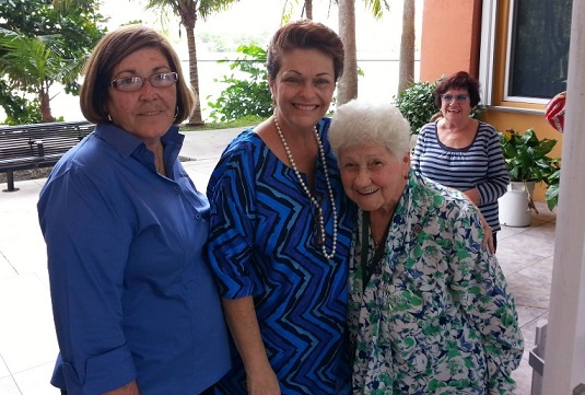 Chairwoman Sosa at elderly assistance facility