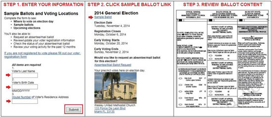 Get sample ballot