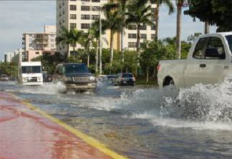 Flooding photo in Miami Beach, October 7, 2010