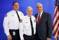 Fire Chiefs with Mayor Fire Chiefs with Mayor