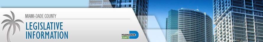 Miami-Dade County - Legislative Information