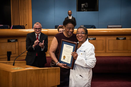 First African-American female president of the Dade County Medical Association