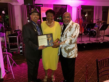 Sunshine Jazz Organization honors Commissioner Jordan