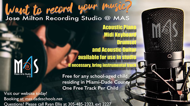 Jose Milton Recording Studio flyer