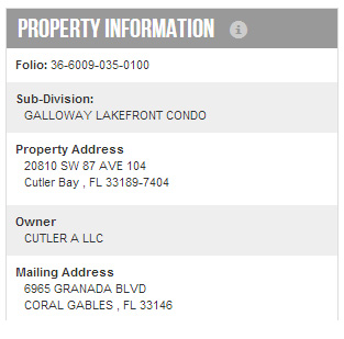 property information