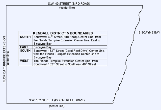 District 5-Kendall District Boundaries