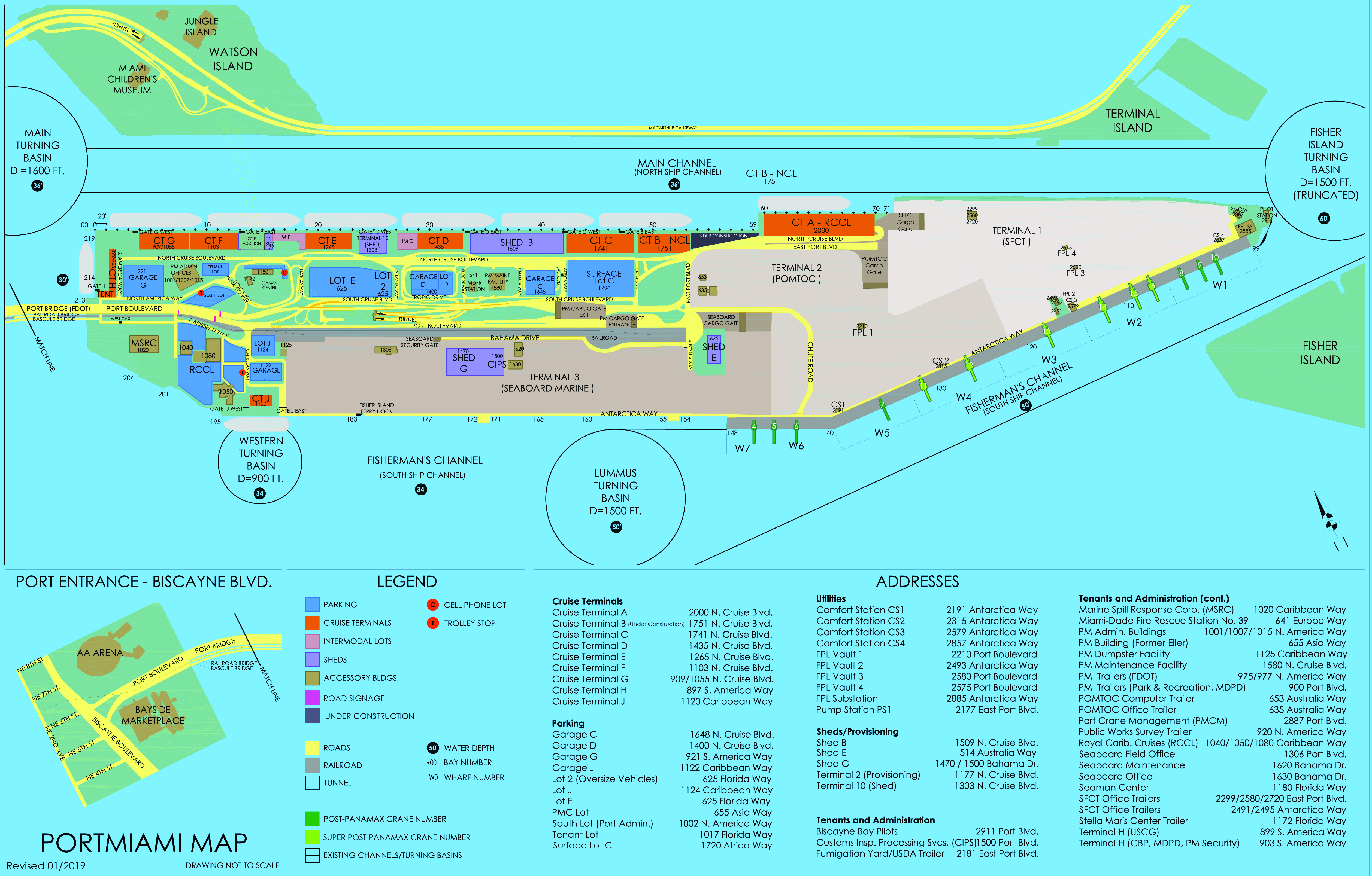 PortMiami Map