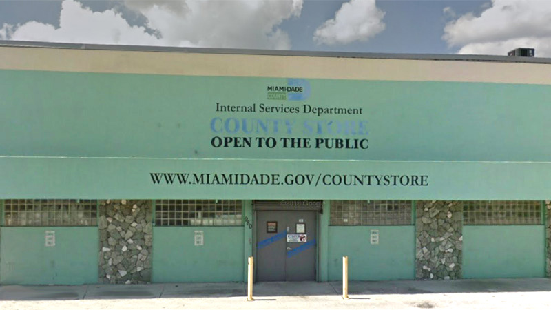 Exterior of Miami-Dade County Store County Store