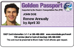 Under 65 Golden Passport EASY Cards 