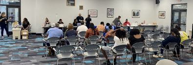 Members attending event