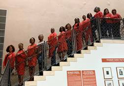 The Black Affairs Advisory Board, under the Office of Community Advocacy, celebrated the grand opening of the Elizabeth Catlett art exhibit titled The Future of Equality, A 35-Year Retrospective, on Dec. 6.