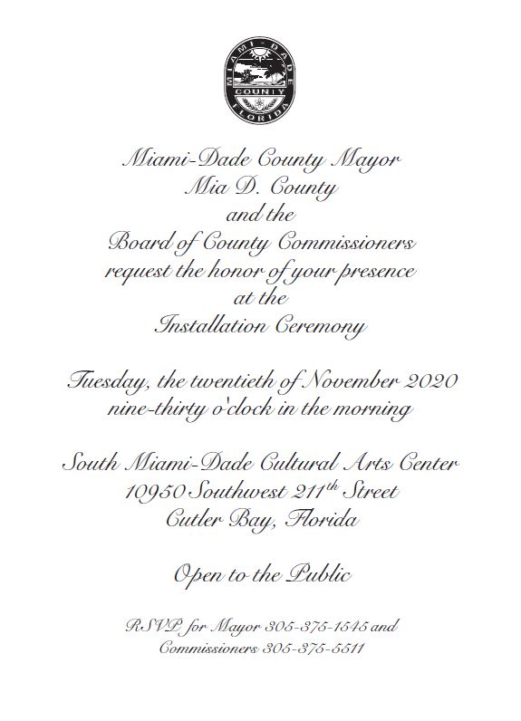 Formal Invitation