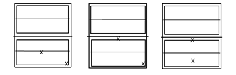 double hung window