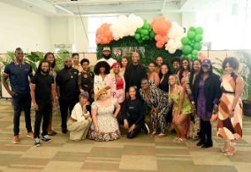 Group photo with influencers along with Chairman Gilbert