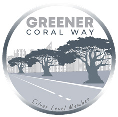 Greener Coral Way Calcomanias