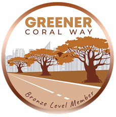 Greener Coral Way Calcomanias