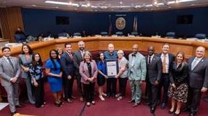Lt. Col. Robert "Bob" Provart honored by Miami-Dade Board of County Commissioners