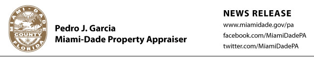 Miami-Dade County - Property Appraiser - News Release