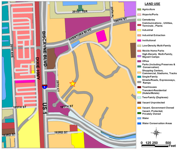 U.S. 1 Aventura Mall - Existing Land Use