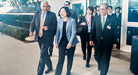 Visit of Taiwan President