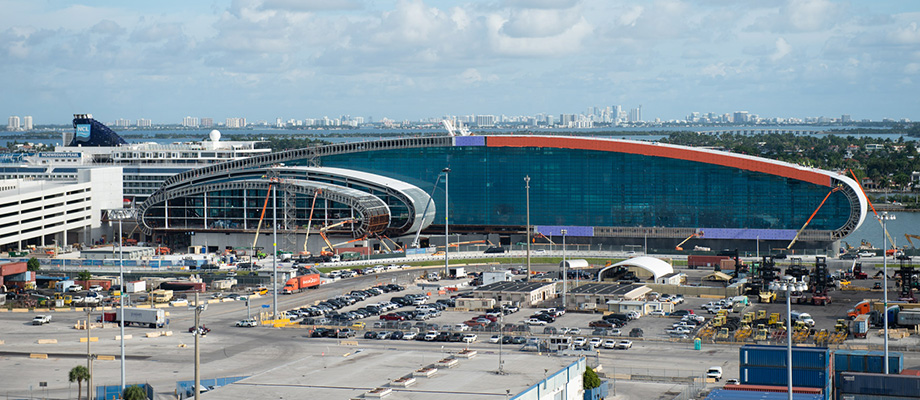 Construction at PortMiami