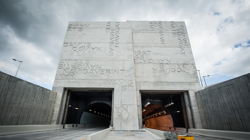 Entrance to the PortMiami Tunnel