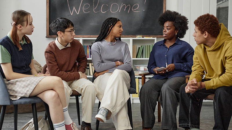 Group of people in a meeting