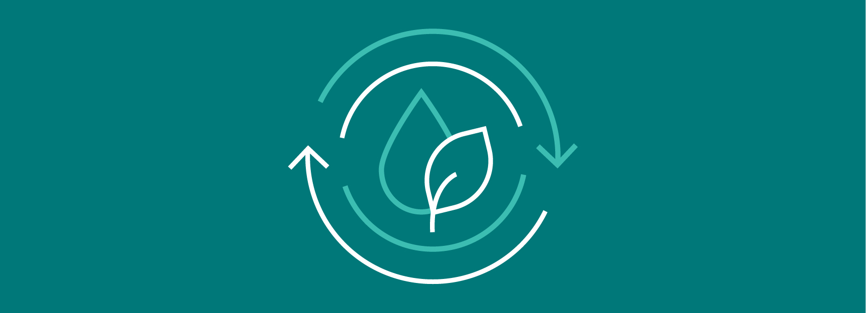 green field with graphics of renewable energy, sustainability 