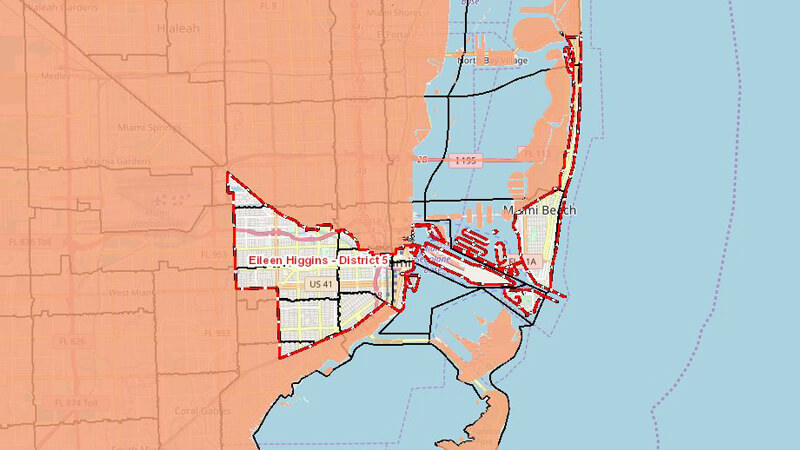 miami dade district map | draw a topographic map