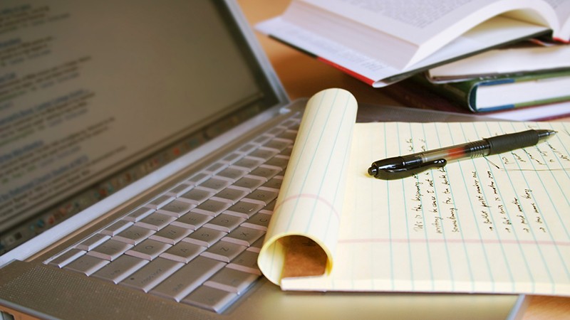 Graphic of notepad