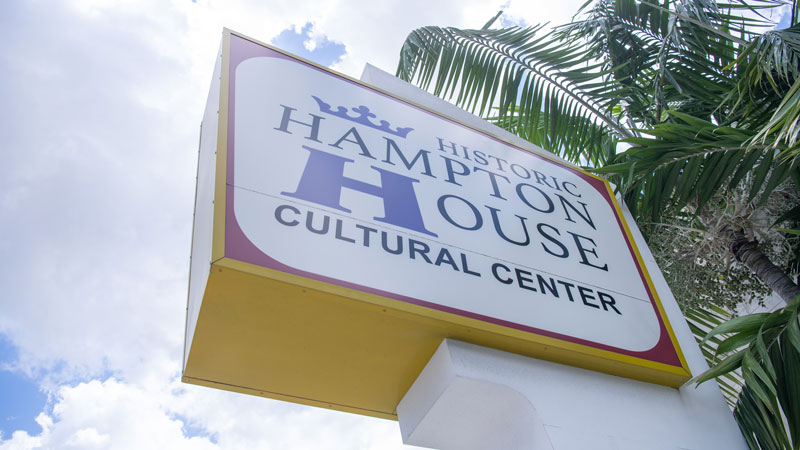 Hampton House signage