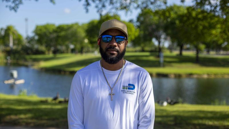 man at park