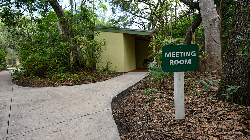 The outside of the Camp Owaissa Bauer meeting room.