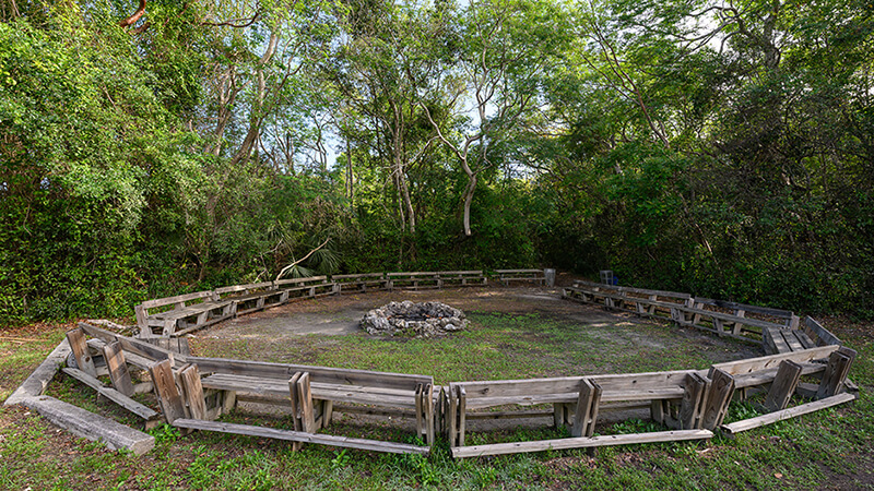 The Camp Owaissa Bauer fire pit.