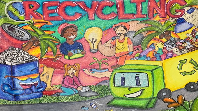 Image of winning student artwork