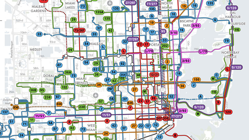 Click on the map to view existing bus routes.