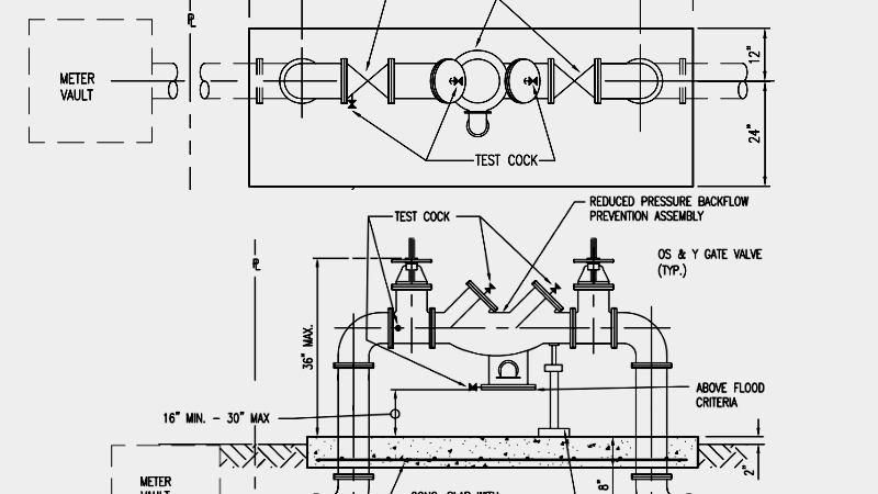 image of cross connection drawing