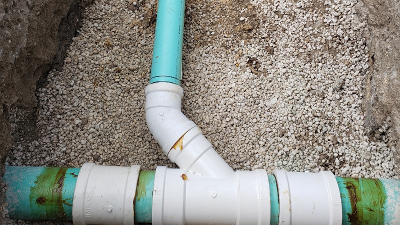 image of in-ground pipes