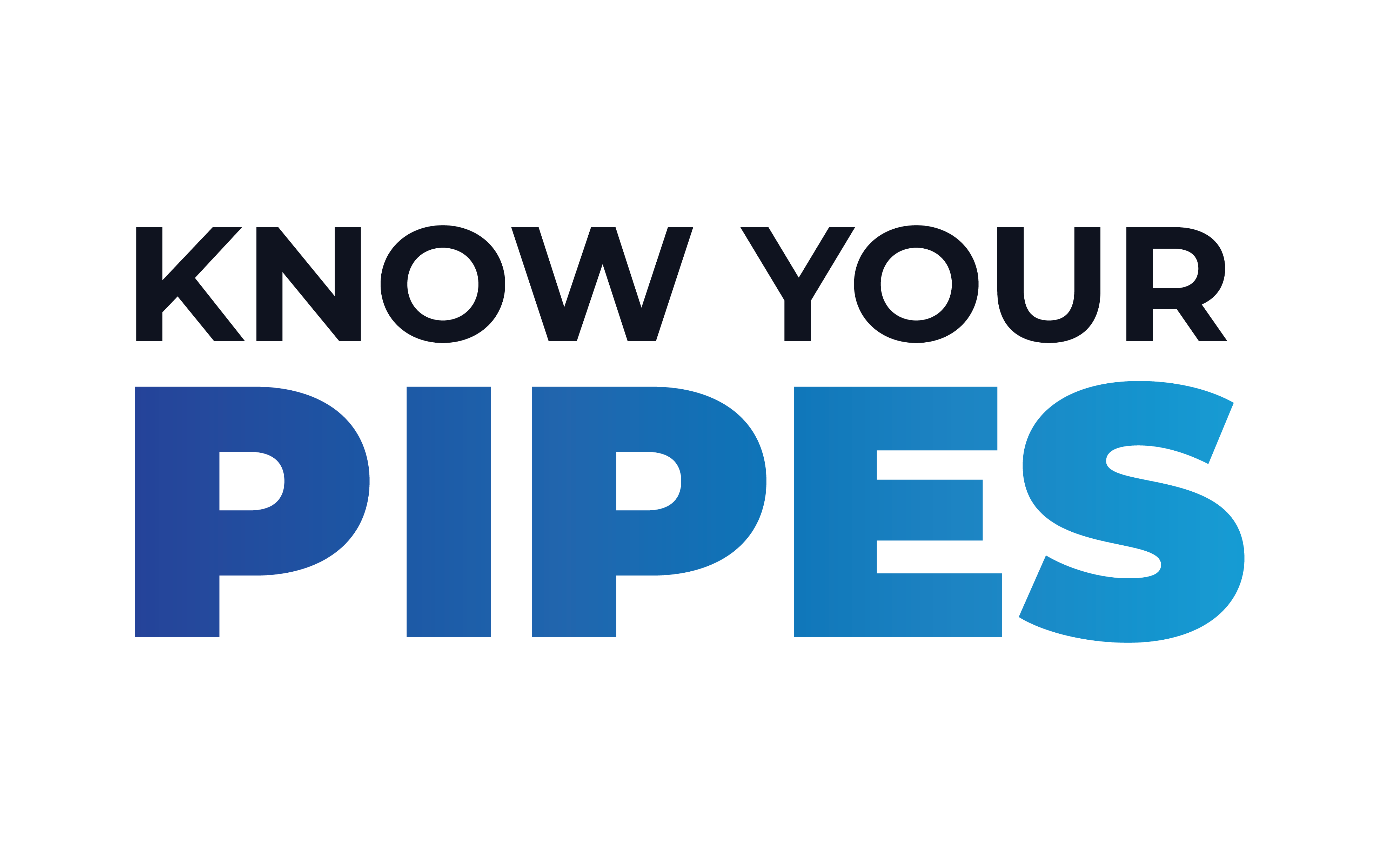 Know your pipes logo