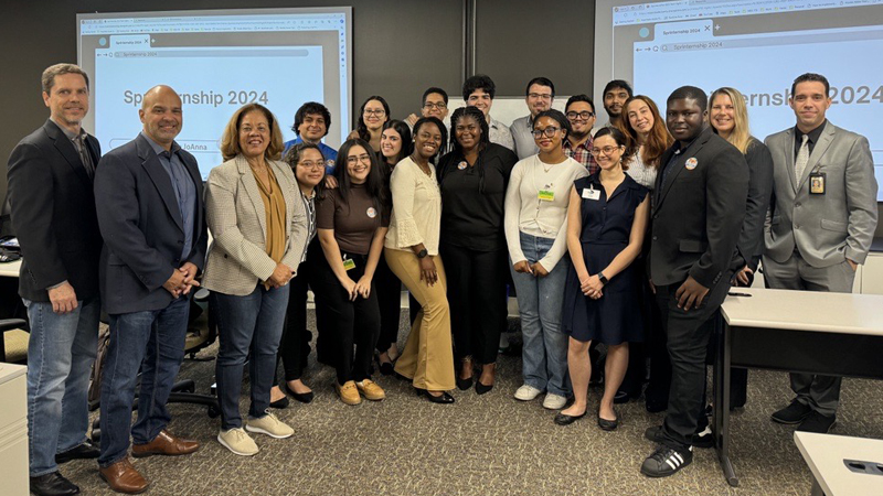 Sprinterns and ITD staff 