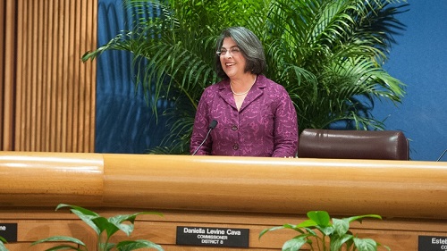 Daniella Levine Cava at the 2014 Board of County Commissioners Installation Ceremony 
