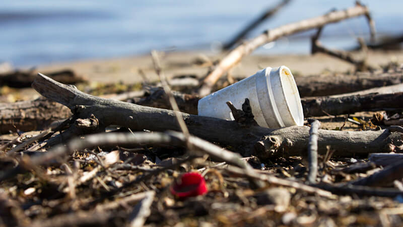 Polystyrene, or Styrofoam, products are banned from Miami-Dade parks and beaches starting July 1.
