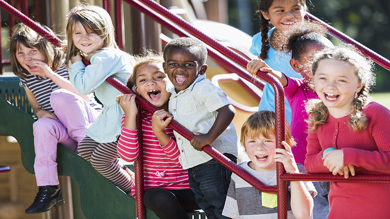 kids at a playground