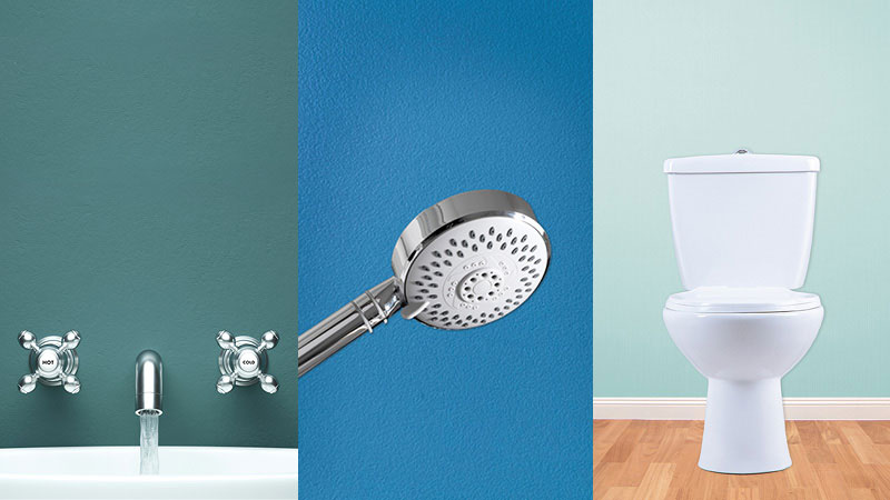 Bathroom water fixtures