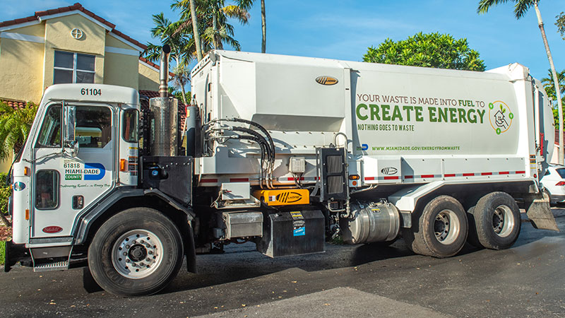 Waste to energy truck