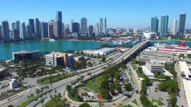 Miami skyline, downtown