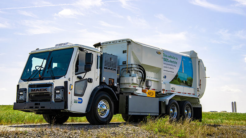 Learn about the County’s first-ever electric-powered waste collection vehicle