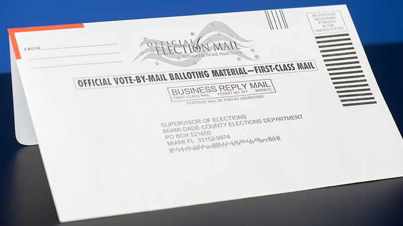 Mail ballot envelope